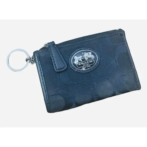 Coach Signature Coin Purse - Picture 1 of 3